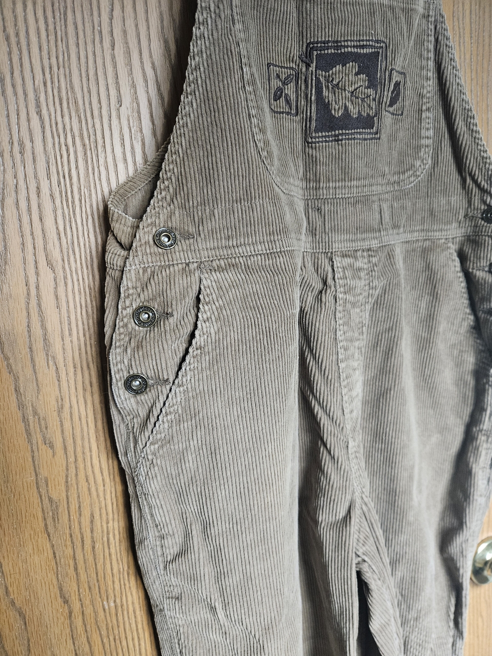 Christopher & Banks Brown Corduroy Overalls Jumpsuit - Picture 3 of 7